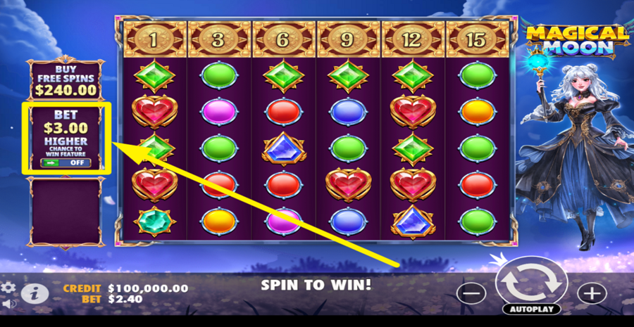 Magical Moon Extra Bet