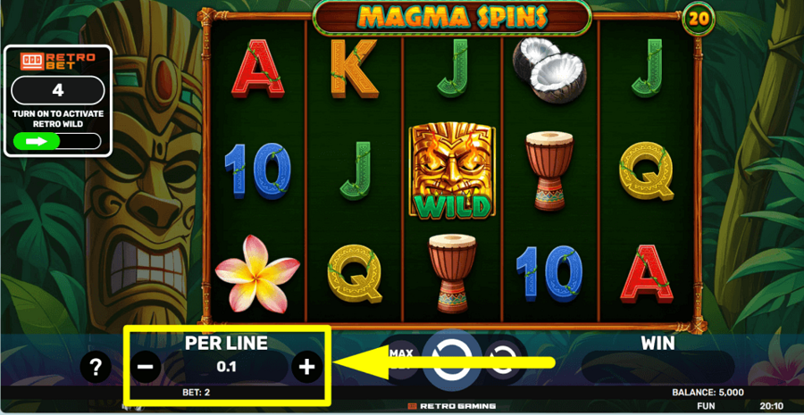 Magma Spins Bet Value