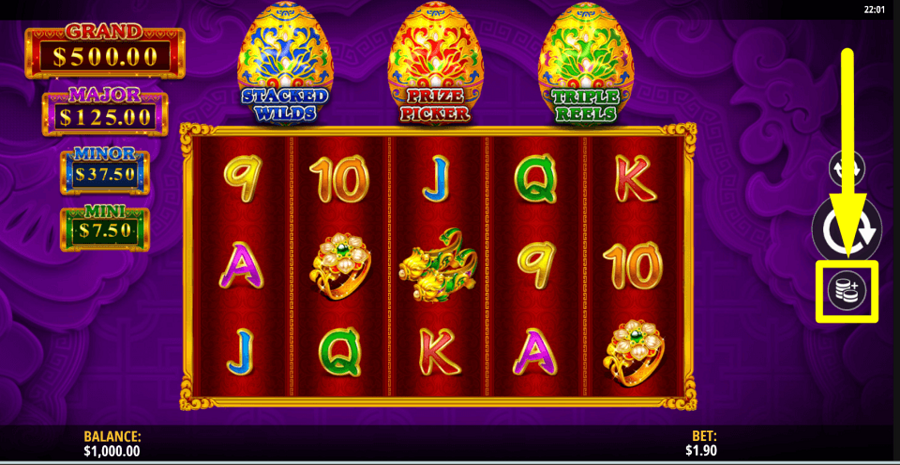 Magnificent Phoenix Bet Value