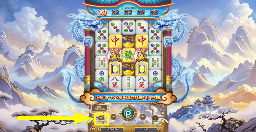 Mahjong Frenzy Tiles Of Fortune Turbo Feature