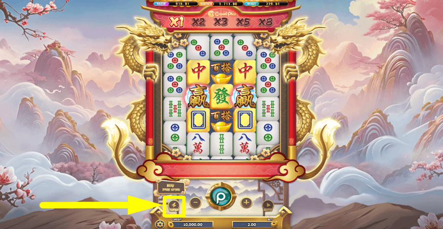 Mahjong Frenzy Turbo Feature
