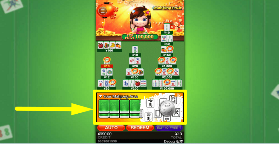 Mahjong Fruit Scratch Cards