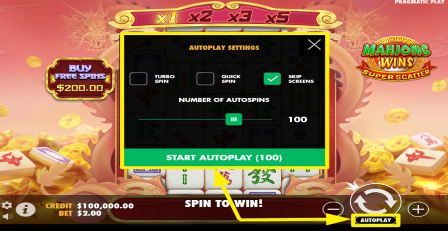 Mahjong Wins Super Scatter Autoplay
