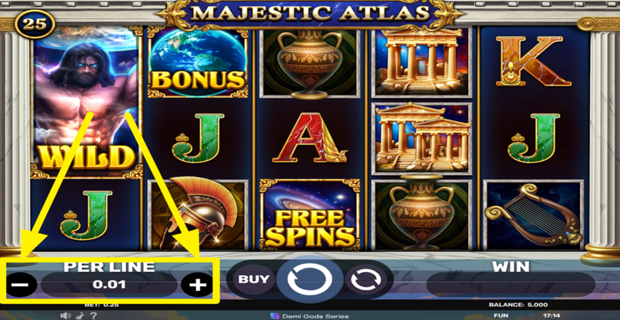 Majestic Atlas Adjust Bet