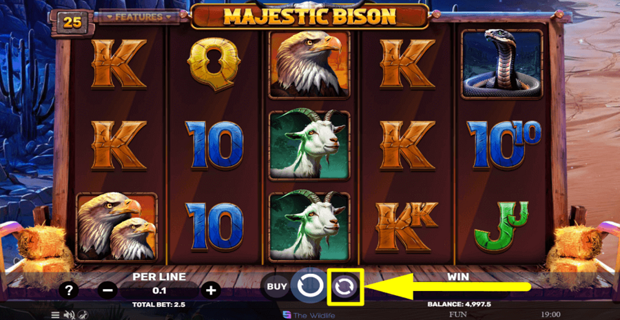 Majestic Bison Autoplay Feature