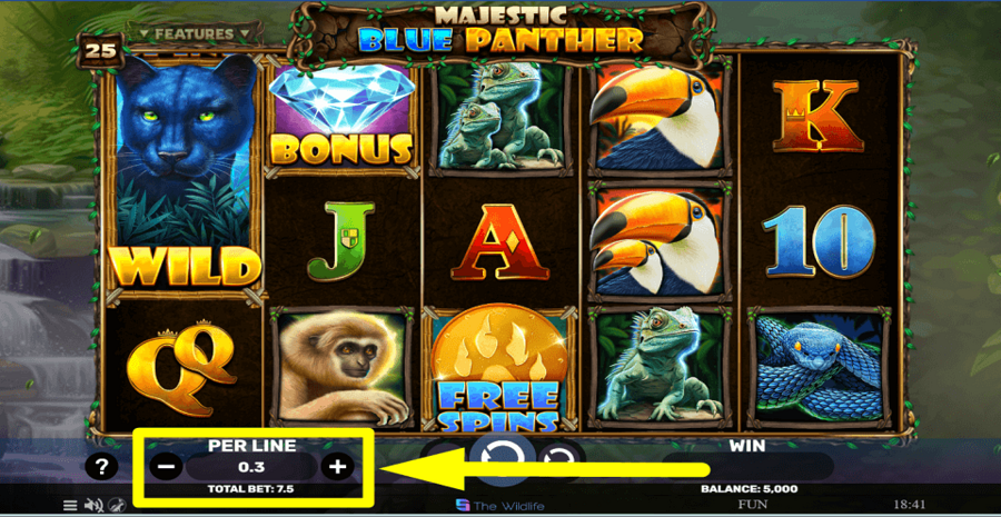 Majestic Blue Panther Bet Value