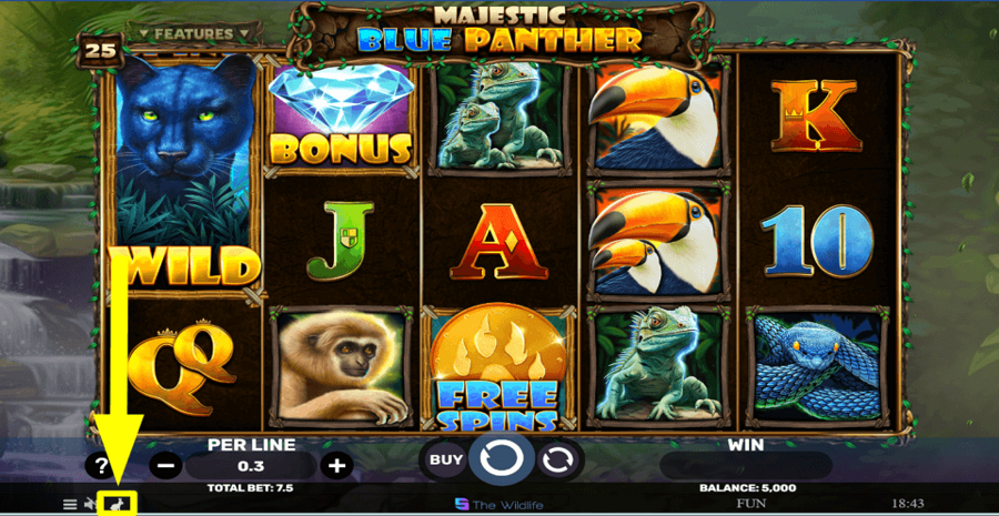 Majestic Blue Panther Turbo Feature