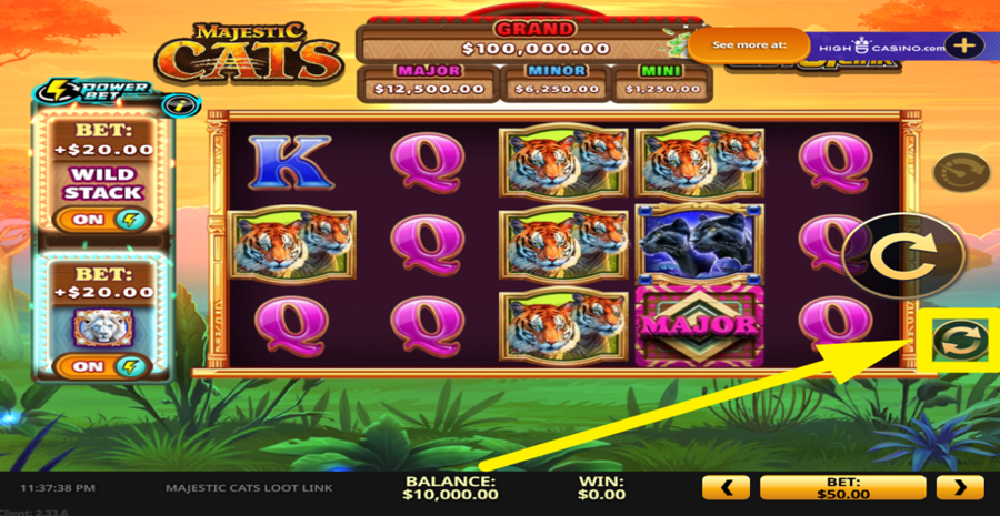 Majestic Cats Loot Link Autoplay
