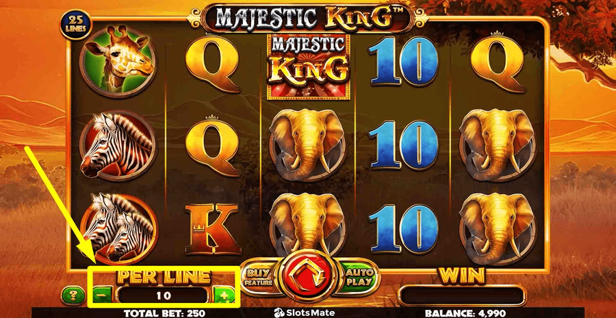 Majestic King Choose Bet
