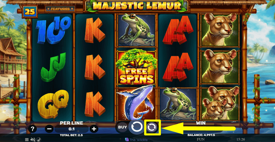 Majestic Lemur Autoplay Feature
