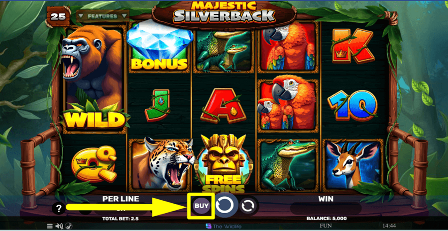 Majestic Silverback Buy Feature