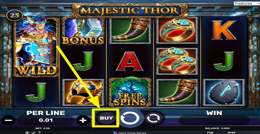 Majestic Thor Buy Bonus