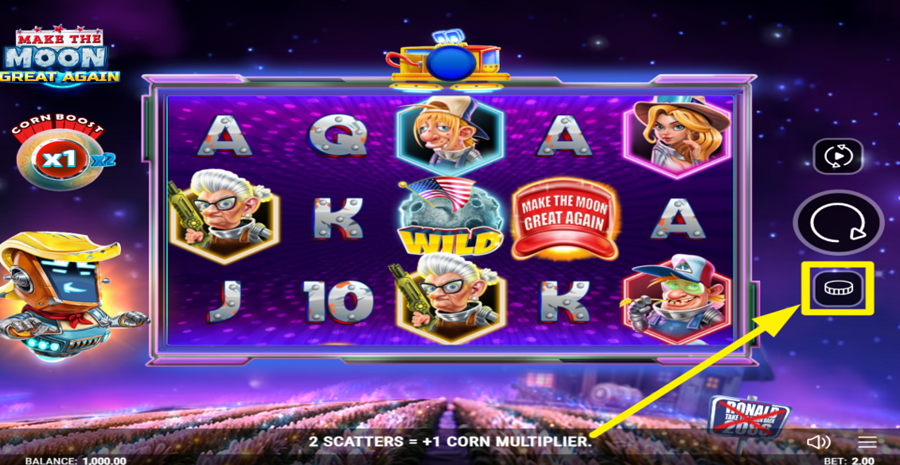 Make The Moon Great Again Adjust Bet