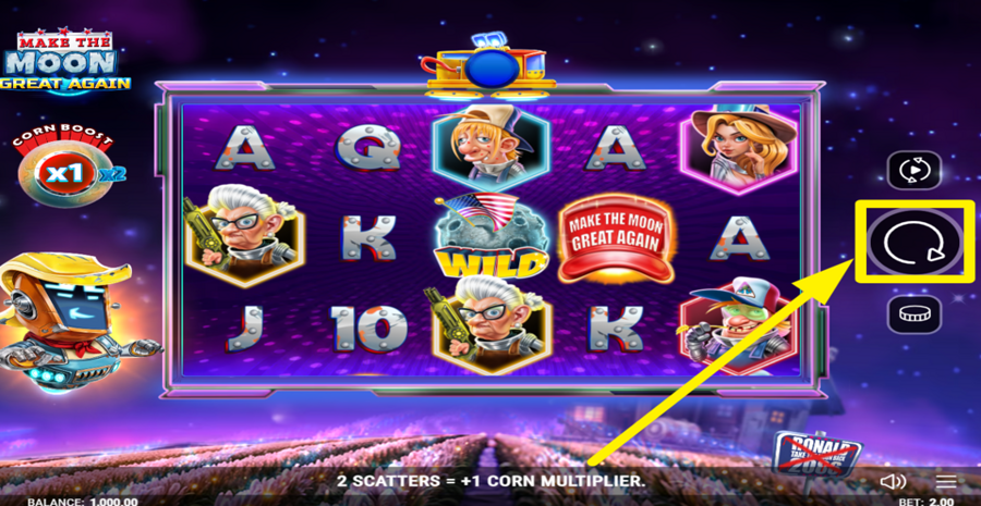 Make The Moon Great Again Spin