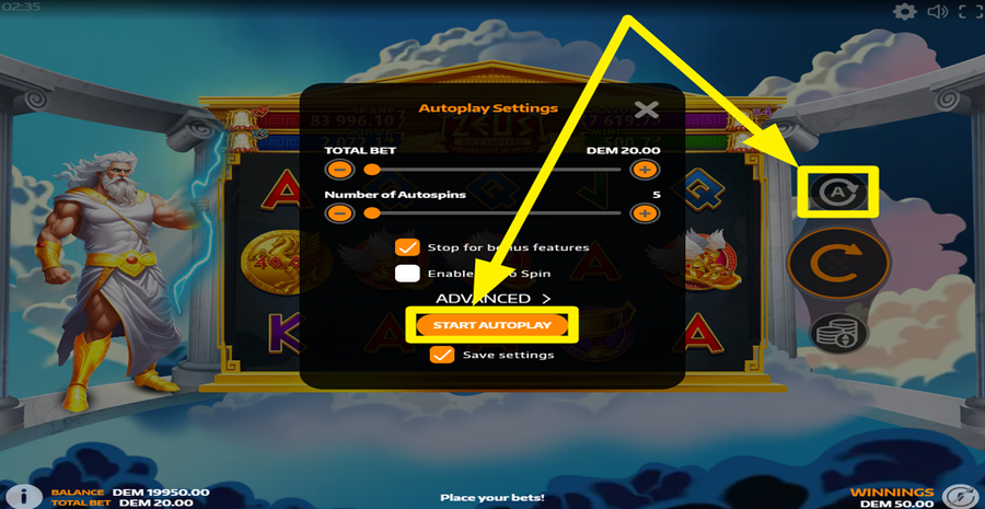 Mancala Gaming Power Of Zeus Autoplay