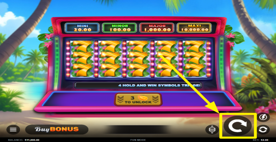 Mango Multi 7s Hold And Win Spin