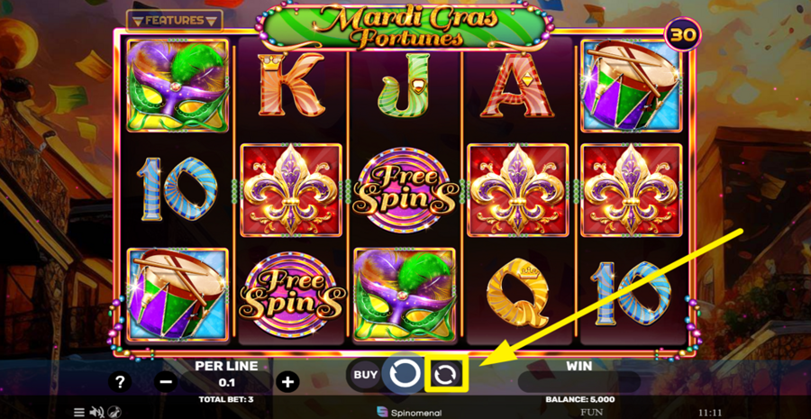 Mardi Gras Fortunes Autoplay