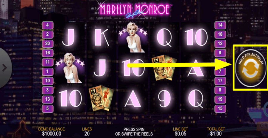 Marilyn Monroe Play Button