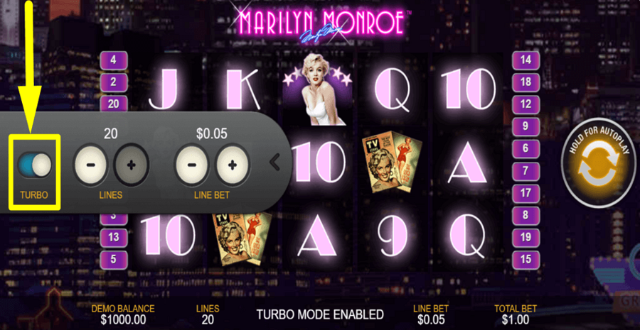 Marilyn Monroe Turbo Mode