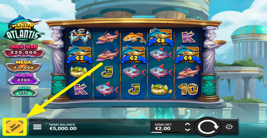 Marlin Masters Atlantis Buy Bonus