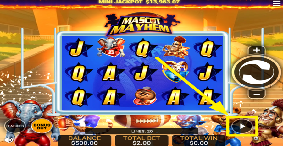 Mascot Mayhem Autoplay