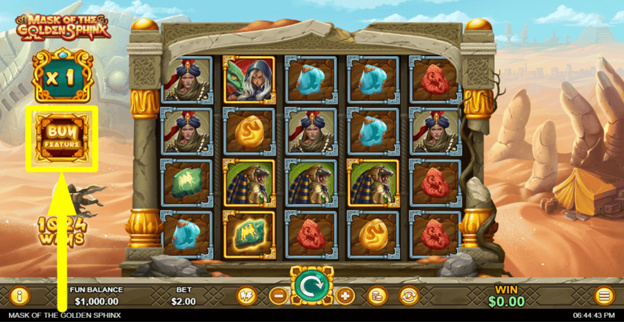 Mask Of The Golden Sphinx Buy Feature