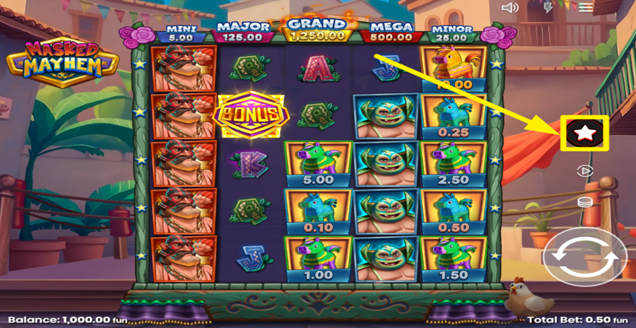Masked Mayhem Buy Bonus
