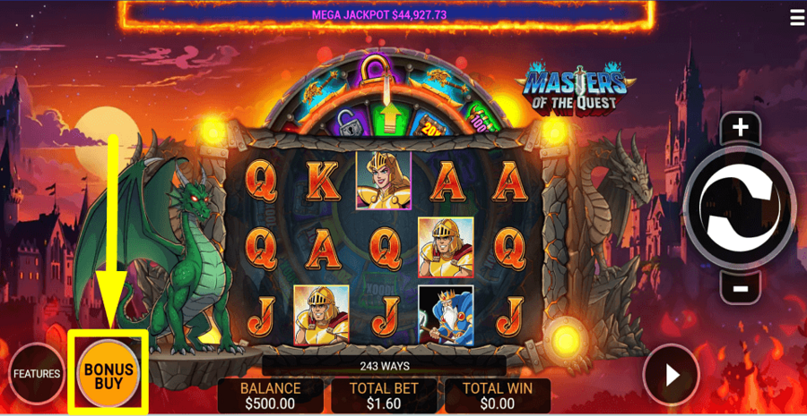 Masters Of The Quest Buy Feature