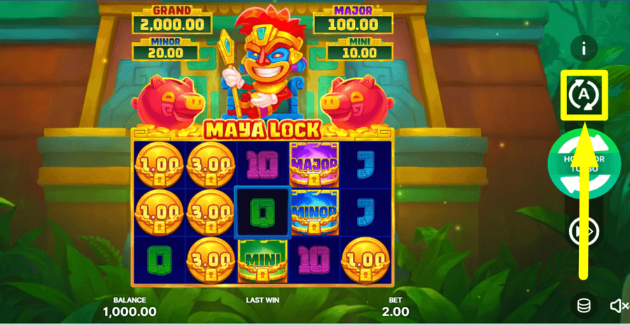 Maya Lock Break And Win Autoplay Feature