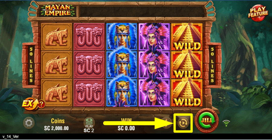 Mayan Empire Hold And Win Autoplay Feature