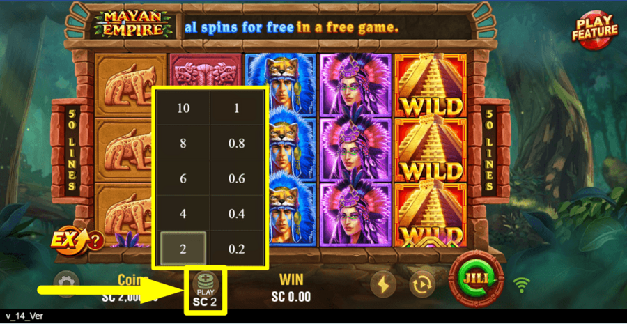 Mayan Empire Hold And Win Bet Value