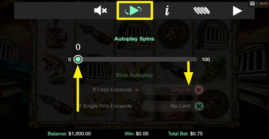 Medusa Autoplay Feature