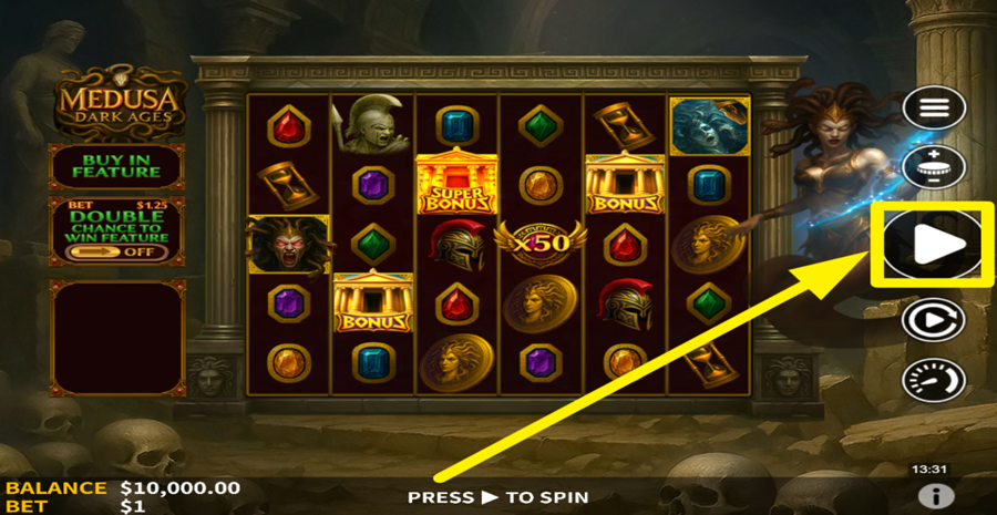 Medusa Dark Ages Spin