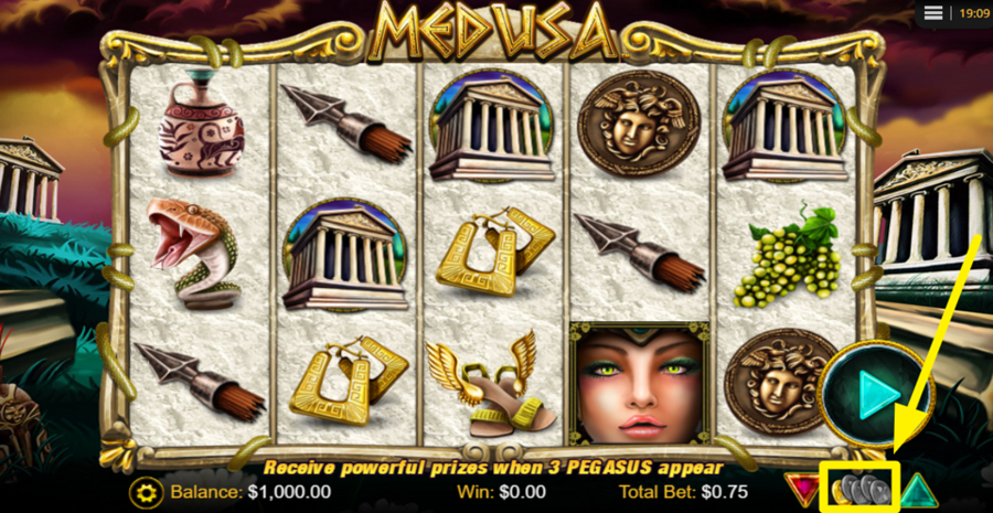 Medusa Max Bet