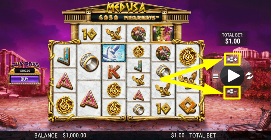 Medusa Megaways Bet Value