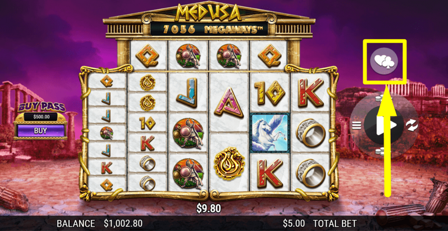 Medusa Megaways Gamble Feature