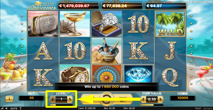 Mega Fortune Dreams Bet Value