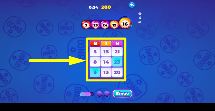 Mega Bingo Cash Pick Numbers