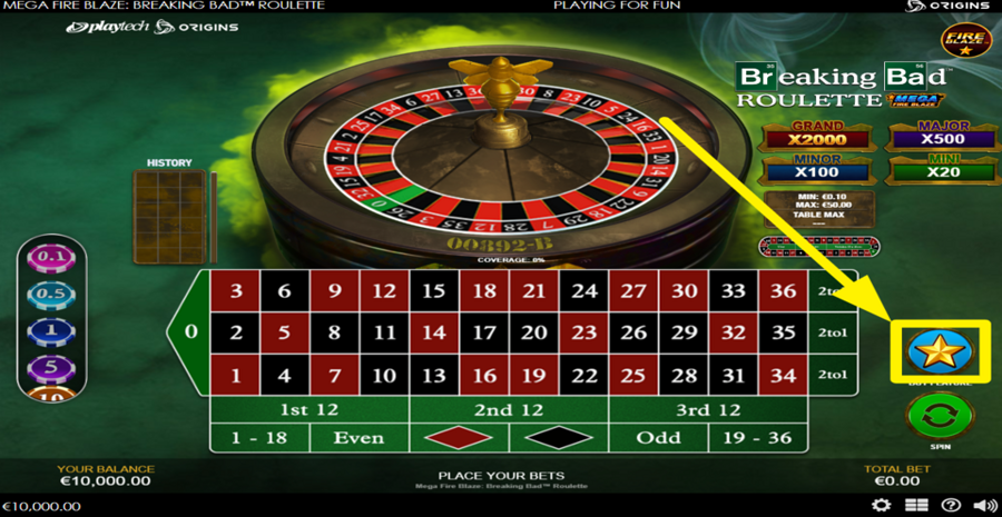 Mega Fire Blaze Breaking Bad Roulette Buy Bonus