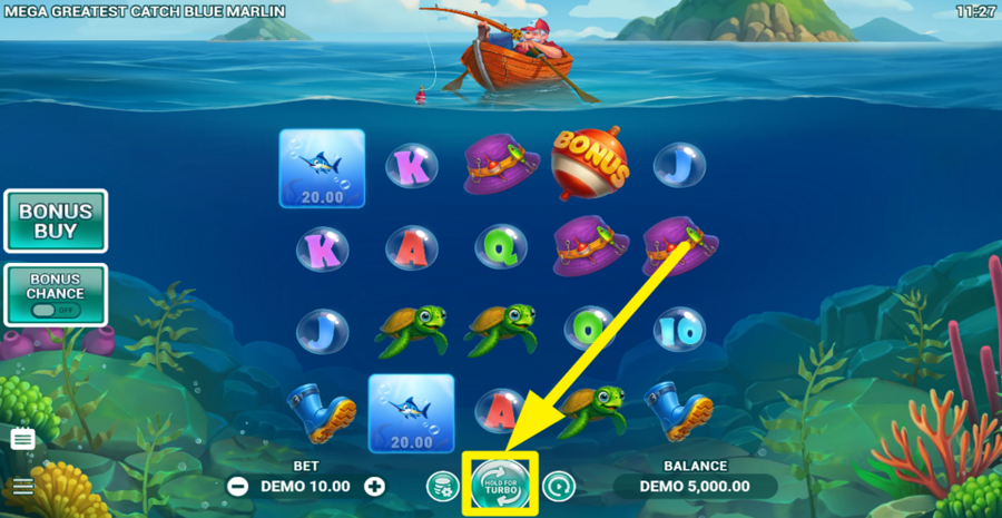 Mega Greatest Catch Blue Marlin Spin