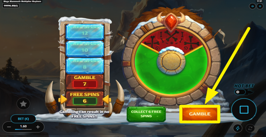 Mega Mammoth Multiplier Mayhem Gamble