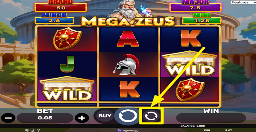 Mega Zeus Hold And Hit 3x3 Autoplay