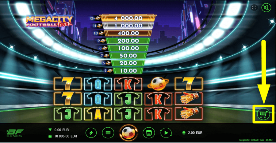 Megacity Football Fever Buy Feature