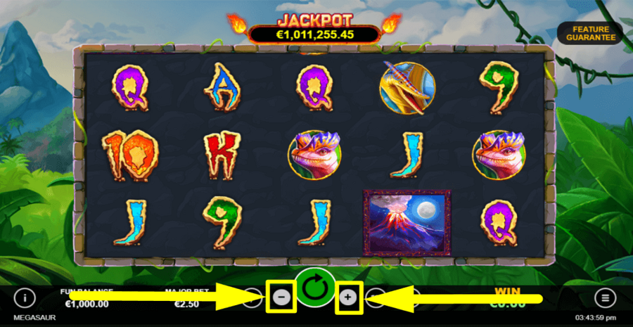 Megasaur Bet Value
