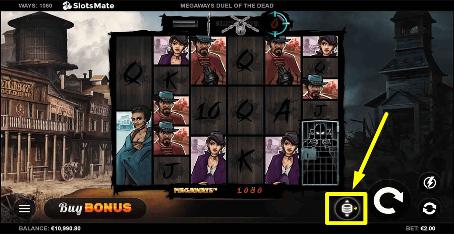 Megaways Duel Of The Dead Choose Bet
