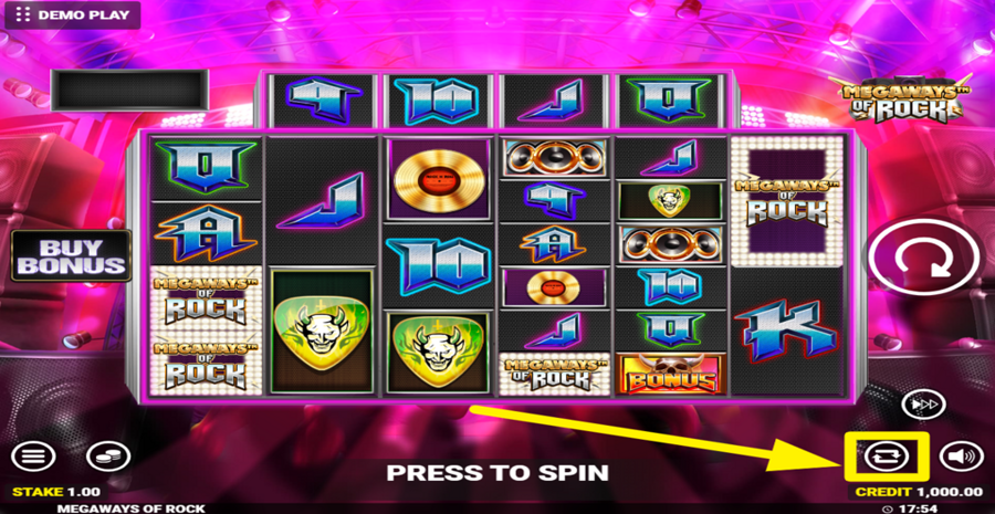 Megaways Of Rock Autoplay