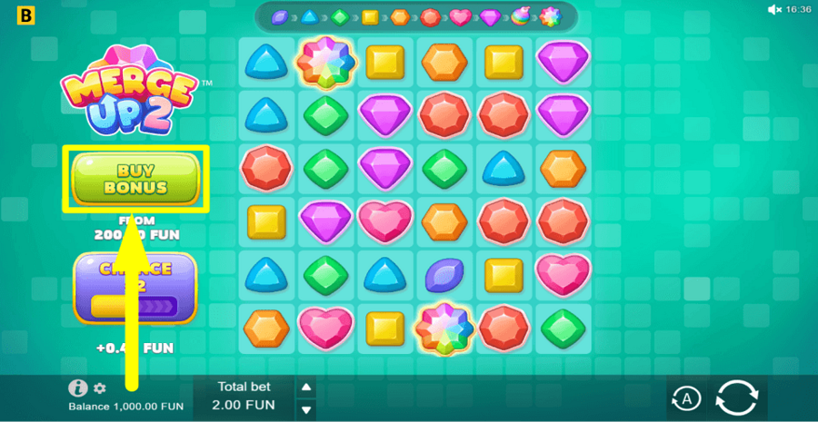 Merge Up 2 Buy Feature