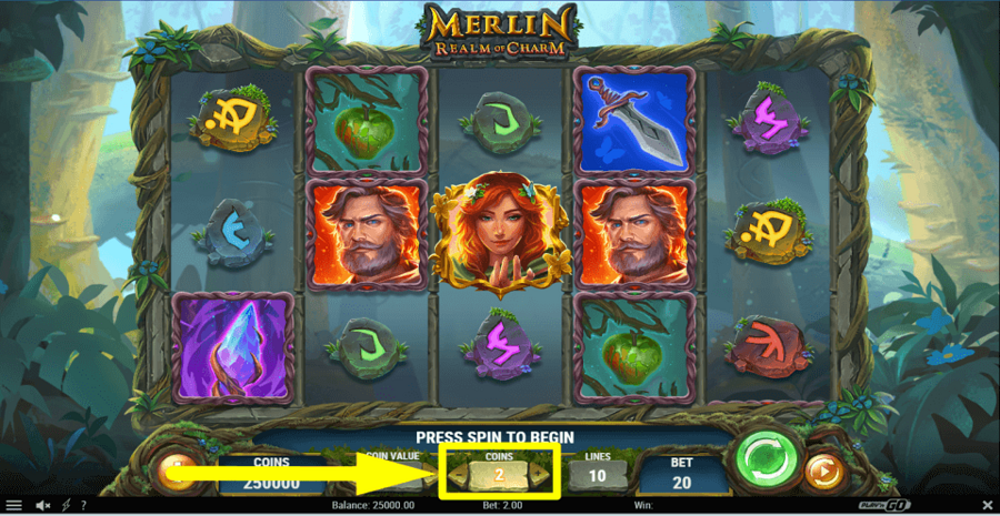 Merlin Realm Of Charm Coins