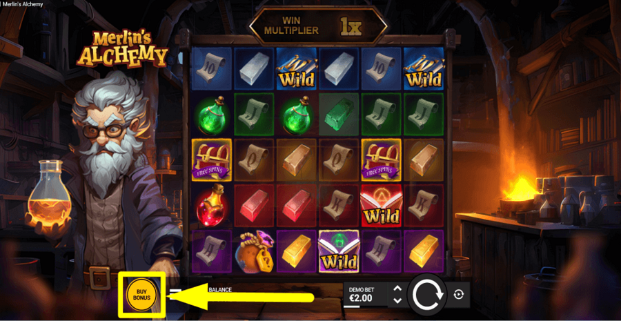 Merlins Alchemy Buy Feature