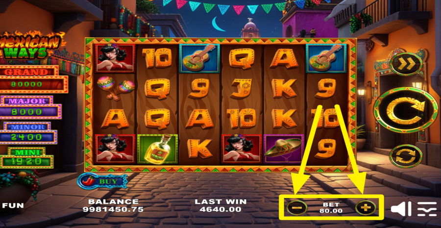 Mexican Ways Adjust Bet